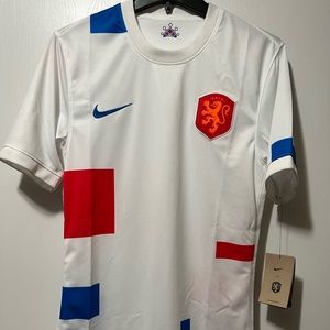 Nike Netherlands National Team Dri-Fit Away Soccer Jersey CV5742-100 Men's Small